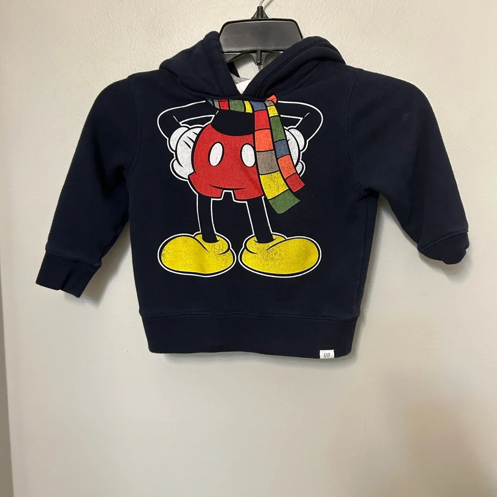 GAP Kids Navy Hoodie with‎ Cartoon Design